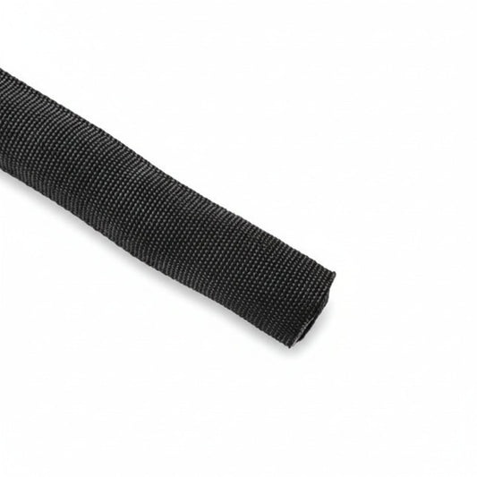 HellermannTyton 170-03203 Braided Sleeving, Heavy-Duty, 1" Dia, PA6, Black, 50 ft/reel