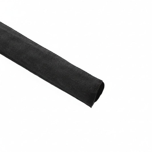 HellermannTyton 170-03205 Braided Sleeving, Heavy-Duty, 2" Dia, PA6, Black, 50 ft/reel