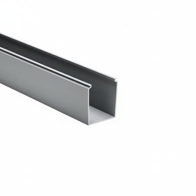 HellermannTyton 181-00220 Solid Wall Wiring Duct, 2.5" X 3", Non-Adhesive, PVC, Gray, 120ft/Carton