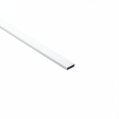 HellermannTyton 181-90751 Wiring Duct Cover for .75" Duct, 6 ft Long, PVC, White, 120 ft/carton