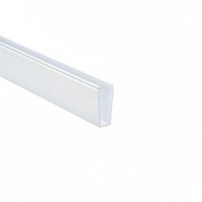HellermannTyton 181-00464 Solid Wall Wiring Duct, 1.5" X 3", Non-Adhesive, PVC, White, 120ft/Carton