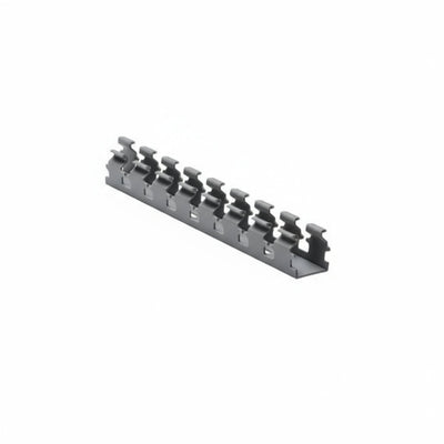 HellermannTyton 181-11011 Slotted Wall Wiring Duct, 1" X 1", Non-Adhesive, PVC, Gray, 30ft/Carton