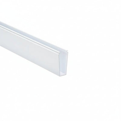HellermannTyton 181-13001 Solid Wall Wiring Duct, 1" X 3", Non-Adhesive, PVC, White, 120ft/Carton