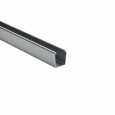 HellermannTyton 181-15200 Solid Wall Wiring Duct, 1.5" X 2", Non-Adhesive, PVC, Gray, 30ft/Box