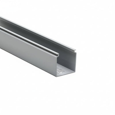 HellermannTyton 181-22006 Solid Wall Wiring Duct, 2" X 2", Non-Adhesive, PVC, Gray, 30ft/Box