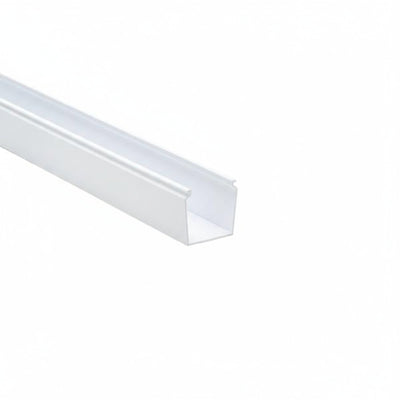 HellermannTyton 181-22013 Solid Wall Wiring Duct, 2" X 2", Non-Adhesive, PVC, White, 120ft/Carton