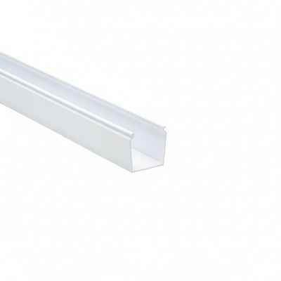 HellermannTyton 181-22017 Solid Wall Wiring Duct, 2" X 2", Adhesive, PVC, White, 30ft/Box