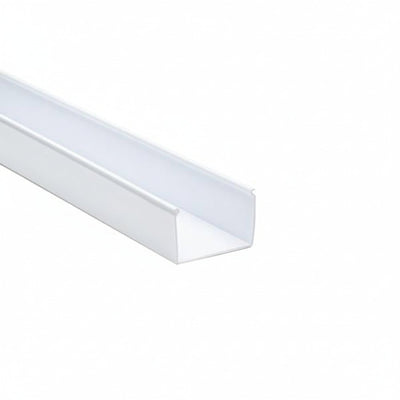 HellermannTyton 181-32003 Solid Wall Wiring Duct, 3" X 2", Non-Adhesive, PVC, White, 120ft/Carton