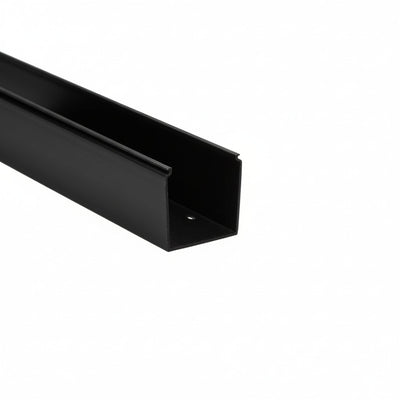 HellermannTyton 181-33000 Solid Wall Wiring Duct, 3" X 3", Non-Adhesive, PVC, Black, 120ft/Carton