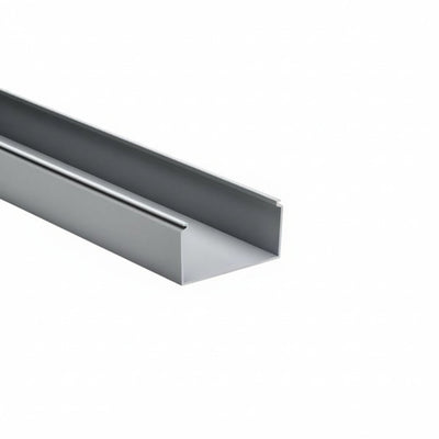 HellermannTyton 181-42002 Solid Wall Wiring Duct, 4" X 2", Non-Adhesive, PVC, Gray, 120ft/Carton