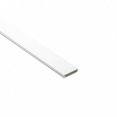 HellermannTyton 181-91509 Wiring Duct Cover for 1-1/2" Duct, 6 ft Long, PVC, White, 30ft/box