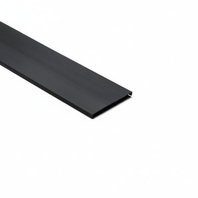 HellermannTyton 181-94003 Wiring Duct Cover for 4" Duct, 6 ft Long, PVC, Black, 120 ft/carton