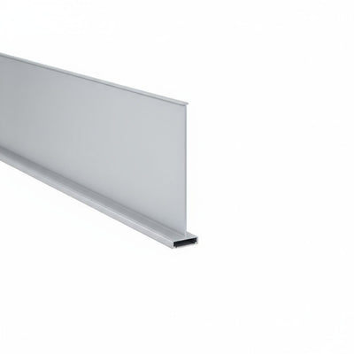 HellermannTyton 181-94008 Wiring Duct Cover for 4" Duct, 6 ft Long, PVC, Gray, 30ft/box