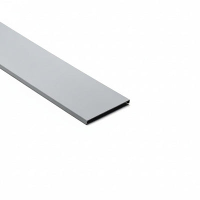 HellermannTyton 181-94009 Wiring Duct Cover for 4" Duct, 6 ft Long, PVC, Gray, 120 ft/carton