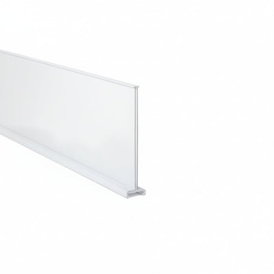 HellermannTyton 181-94013 Wiring Duct Cover for 4" Duct, 6 ft Long, PVC, White, 30ft/box