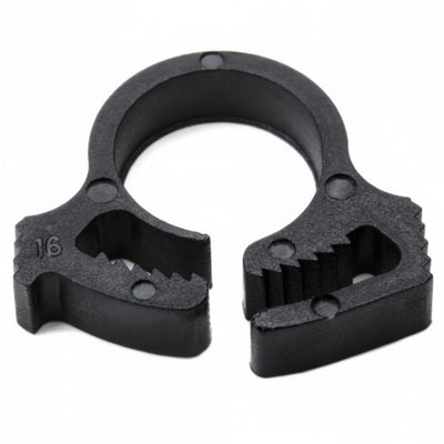 HellermannTyton SNP1.5GHS0M4 Snapper Hose Clamp, .32"–.35" Bundle Diameter, PA66GF13, Black, 1000/pkg