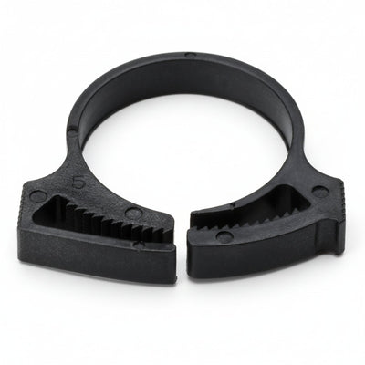 HellermannTyton SNP22GHS0M4 Snapper Hose Clamp, .93"–1.08" Bundle Diameter, PA66GF13, Black, 1000/pkg