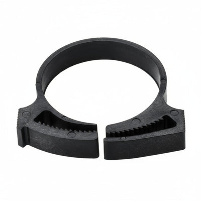 HellermannTyton SNP28GHS0C2 Snapper Hose Clamp, 1.12"–1.29" Bundle Diameter, PA66GF13, Black, 100/pkg