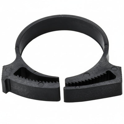 HellermannTyton SNP28GHS0C2 Snapper Hose Clamp, 1.12"–1.29" Bundle Diameter, PA66GF13, Black, 100/pkg