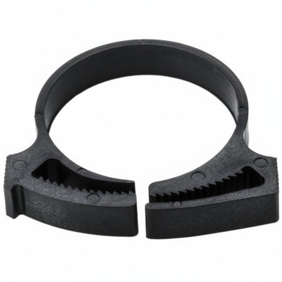 HellermannTyton SNP28GHS0H4 Snapper Hose Clamp, 1.12"–1.29" Bundle Diameter, PA66GF13, Black, 500/pkg
