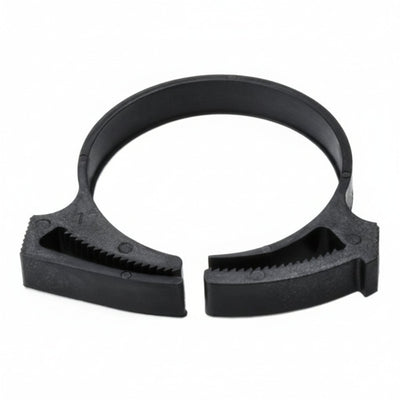 HellermannTyton SNP34GHS0H4 Snapper Hose Clamp, 1.49"–1.59" Bundle Diameter, PA66GF13, Black, 500/pkg