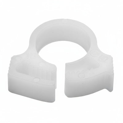 HellermannTyton SNP410C2 Snapper Hose Clamp, .38"–.42" Bundle Diameter, POM, White, 100/pkg