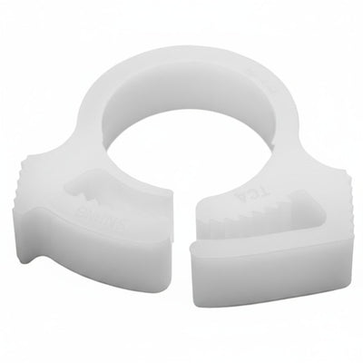HellermannTyton SNP610C2 Snapper Hose Clamp, .45"–.51" Bundle Diameter, POM, White, 100/pkg