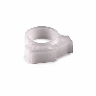 HellermannTyton SNP710C2 Snapper Hose Clamp, .46"–.56" Bundle Diameter, POM, White, 100/pkg