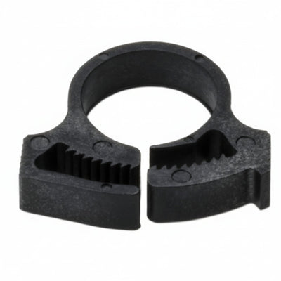 HellermannTyton SNP8GHS0M4 Snapper Hose Clamp, .52"–.59" Bundle Diameter, PA66GF13, Black, 1000/pkg