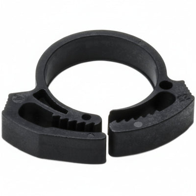 HellermannTyton SNP12AGHS0C2 Snapper Hose Clamp, .62"–.72" Bundle Diameter, PA66GF13, Black, 100/pkg