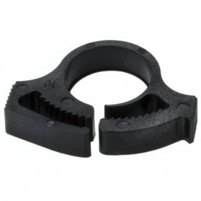 HellermannTyton SNP7GHS0C2 Snapper Hose Clamp, .46"–.55" Bundle Diameter, PA66GF13, Black, 100/pkg