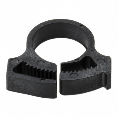 HellermannTyton SNP8GHS0C2 Snapper Hose Clamp, .52"–.59" Bundle Diameter, PA66GF13, Black, 100/pkg