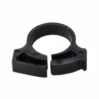 HellermannTyton SNP10GHS0C2 Snapper Hose Clamp, .57"–.65" Bundle Diameter, PA66GF13, Black, 100/pkg