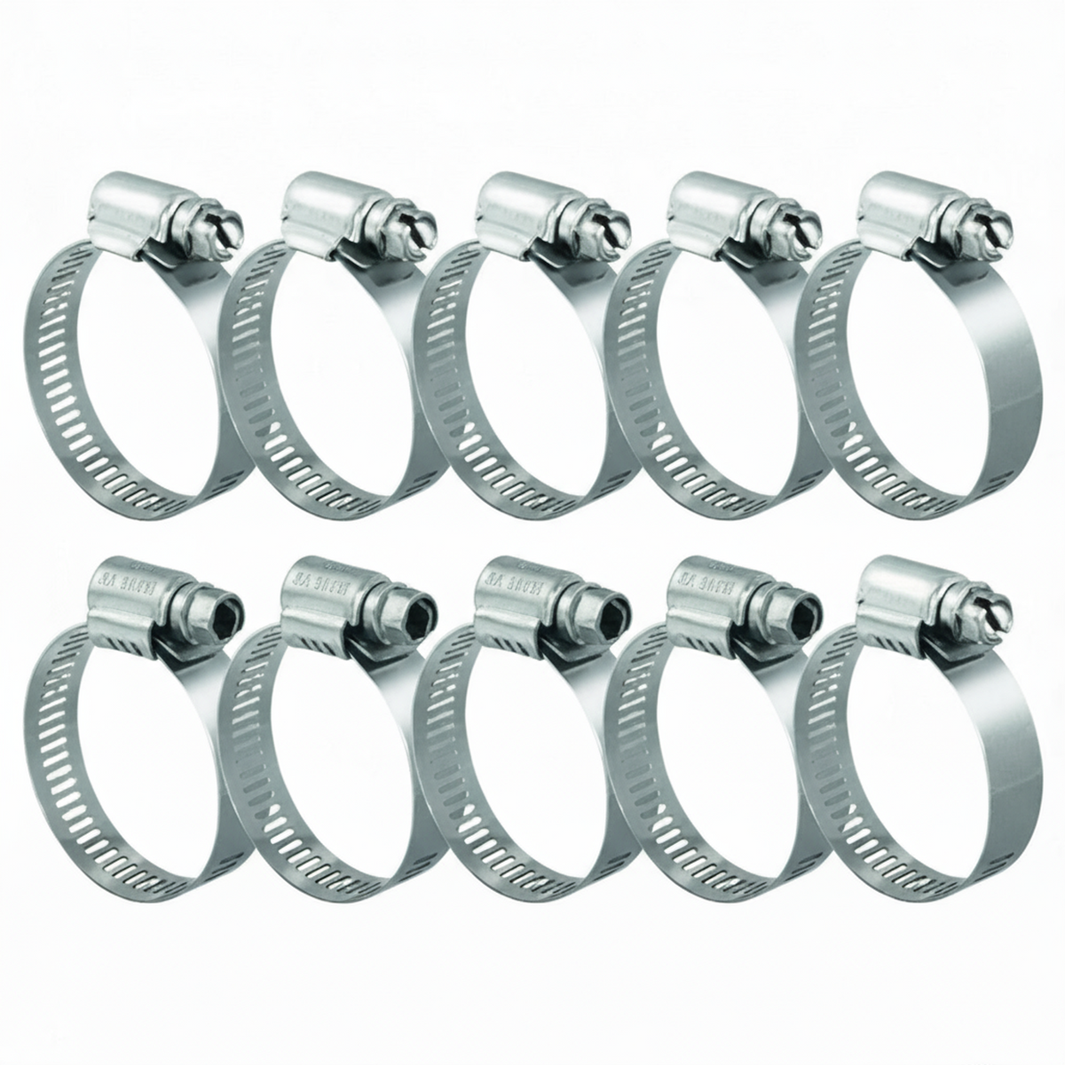#104S All Stainless Steel Hose Clamp 10/box