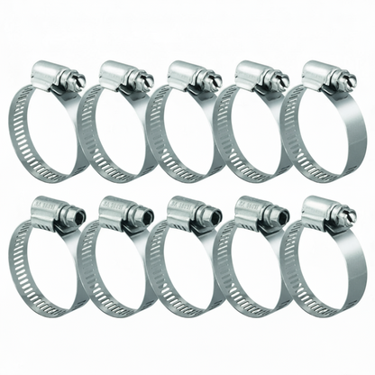 #104S All Stainless Steel Hose Clamp 10/box