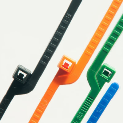 6" 30lb Natural EZ-Off Tote Ties 1000/bag Part #EZ6-30-9M