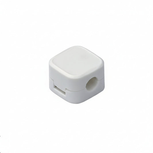 White Magnetic Cable Holder Cable Clips for Nightstand, Deck, Home, Office 8/pack