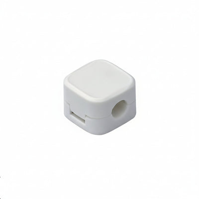 White Magnetic Cable Holder Cable Clips for Nightstand, Deck, Home, Office 8/pack