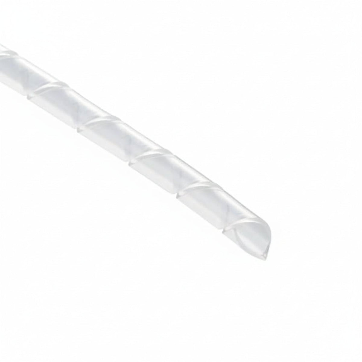 HellermannTyton 1N9C Spiralwrap Protective Sheathing, .13" Diameter, PA6, Natural, 100 ft/roll