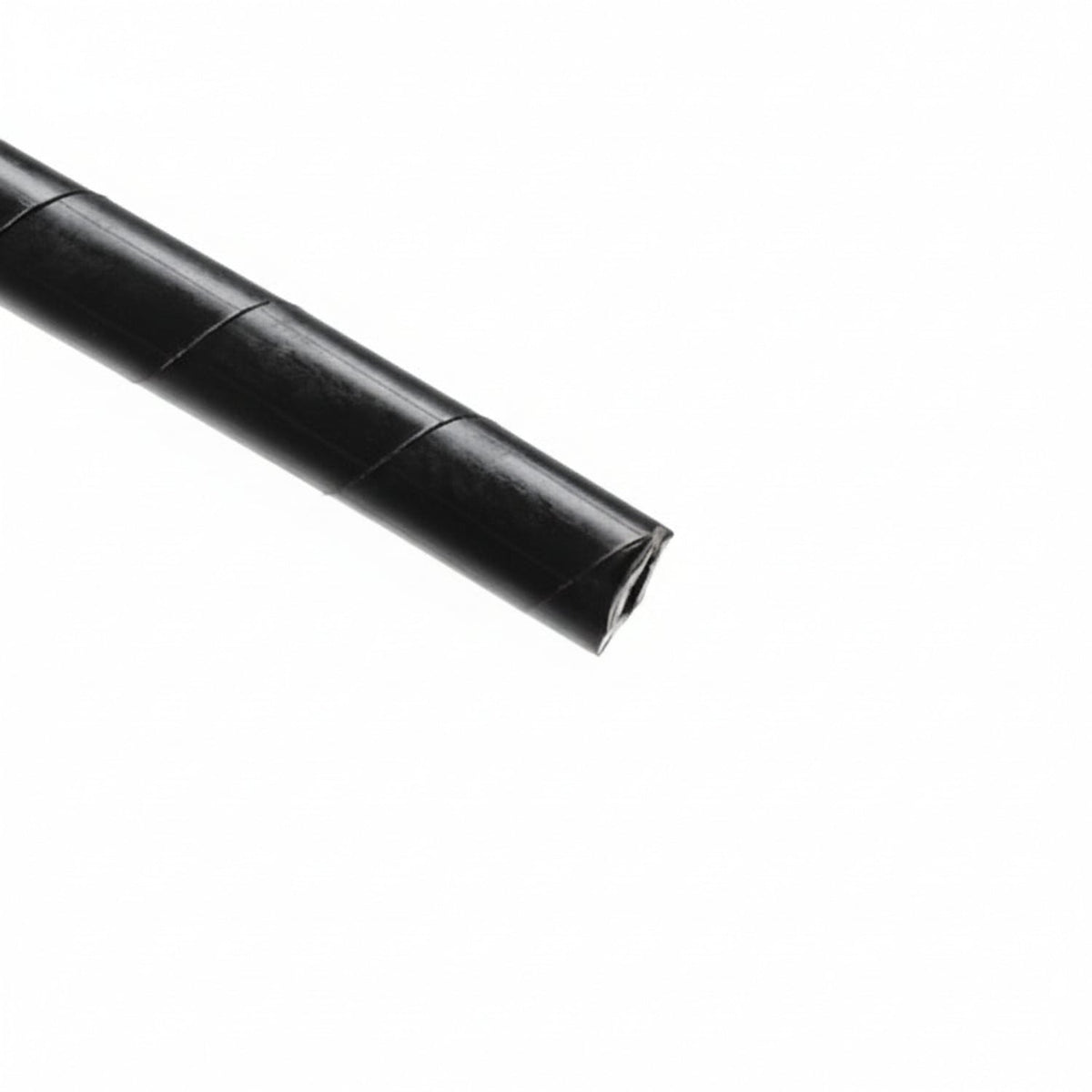 HellermannTyton 1NFP0C Spiralwrap Protective Sheathing, .13" Diameter, PE, Black, 100 ft/roll