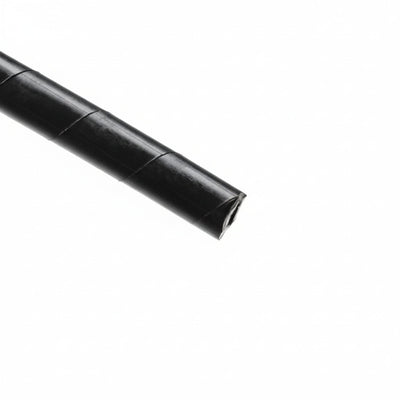 HellermannTyton 1NFP0C Spiralwrap Protective Sheathing, .13" Diameter, PE, Black, 100 ft/roll
