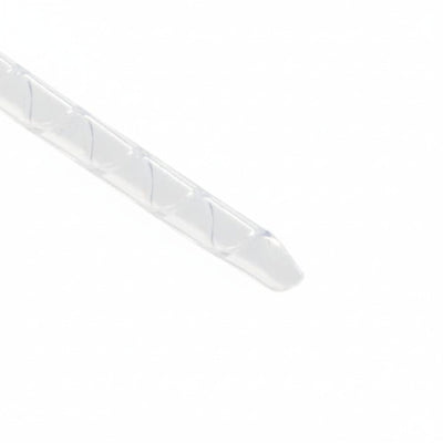HellermannTyton 1P9C Spiralwrap Protective Sheathing, .13" Diameter, PTFE, Natural, 100 ft/roll