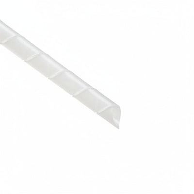 HellermannTyton 2.5N9C Spiralwrap Protective Sheathing, .38" Diameter, PA6, Natural, 100 ft/roll