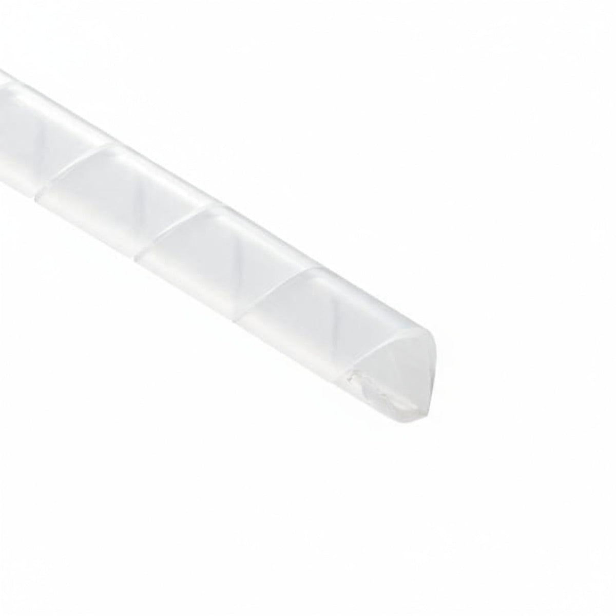 HellermannTyton 2.5NFP9C Spiralwrap Protective Sheathing, .38" Diameter, PE, Natural, 100 ft/roll
