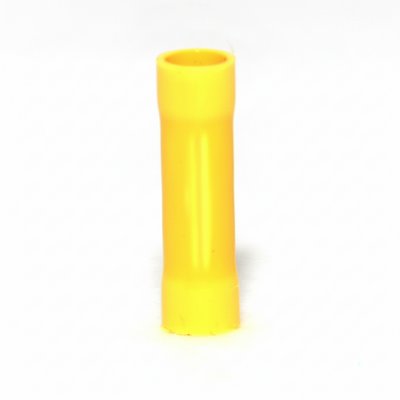 12-10 AWG Yellow Vinyl Insulated Butted Seam Butt Connectors 100/bag
