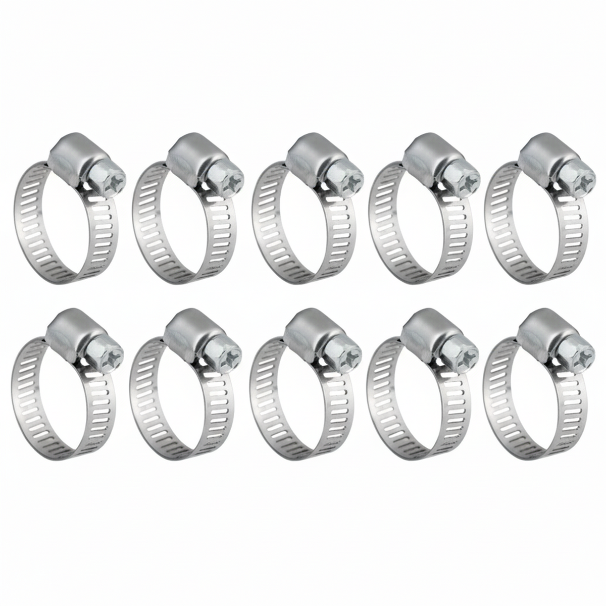 #4MP Stainless Steel Hose Clamp w/ Zinc Plated Screw 10/box