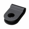 HellermannTyton 211-60000 P-Clamp, 0.39" Wide, 0.13'' Max Bundle Dia, 0.17'' Mounting Hole Dia, PA66HS, Black, 100/pkg