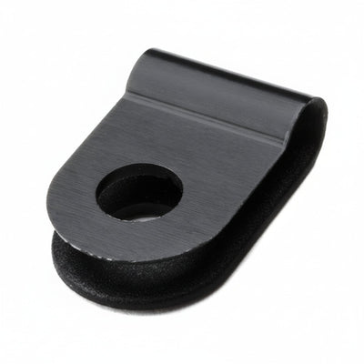 HellermannTyton 211-60000 P-Clamp, 0.39" Wide, 0.13'' Max Bundle Dia, 0.17'' Mounting Hole Dia, PA66HS, Black, 100/pkg