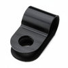 HellermannTyton 211-60002 P-Clamp, 0.39" Wide, 0.26'' Max Bundle Dia, 0.17'' Mounting Hole Dia, PA66HS, Black, 100/pkg
