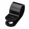 HellermannTyton 211-60005 P-Clamp, 0.39" Wide, 0.43'' Max Bundle Dia, 0.17'' Mounting Hole Dia, PA66HS Black, 100/pkg